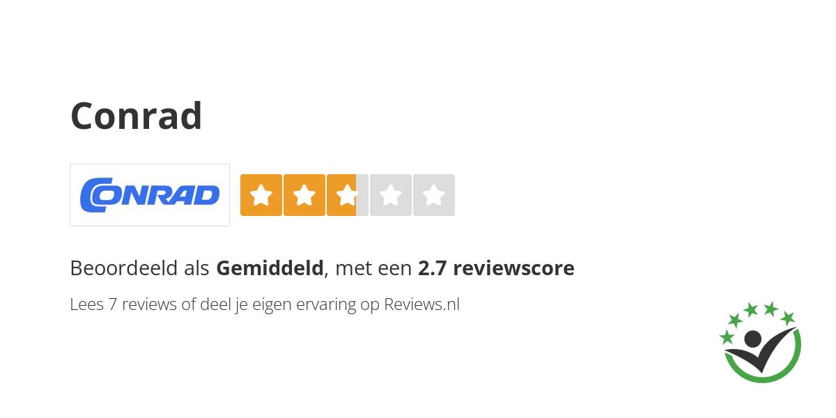 Conrad reviews - 7 ervaringen