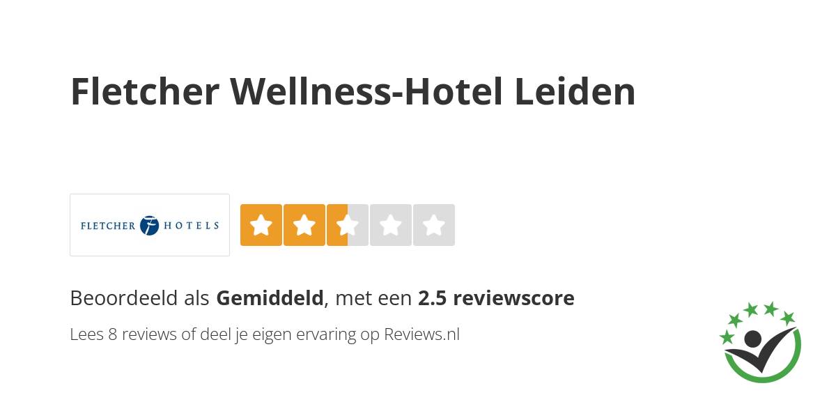 Fletcher WellnessHotel Leiden 11 reviews en ervaringen